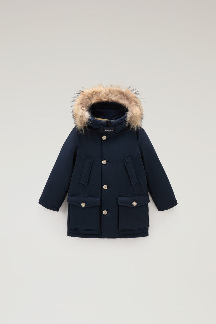 Woolrich Arctic Parka 4 Tasche Blu Bambino - 1