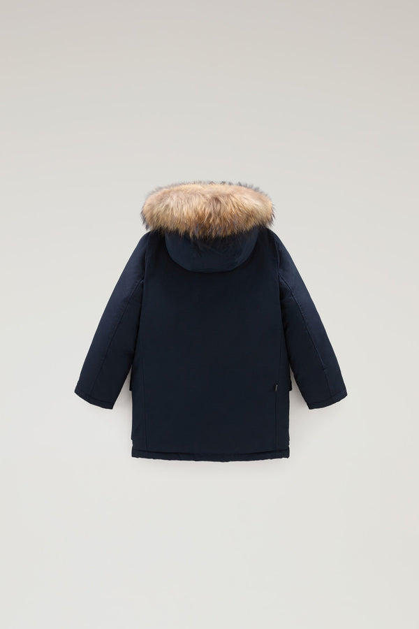 Woolrich Arctic Parka 4 Tasche Blu Bambino - 2