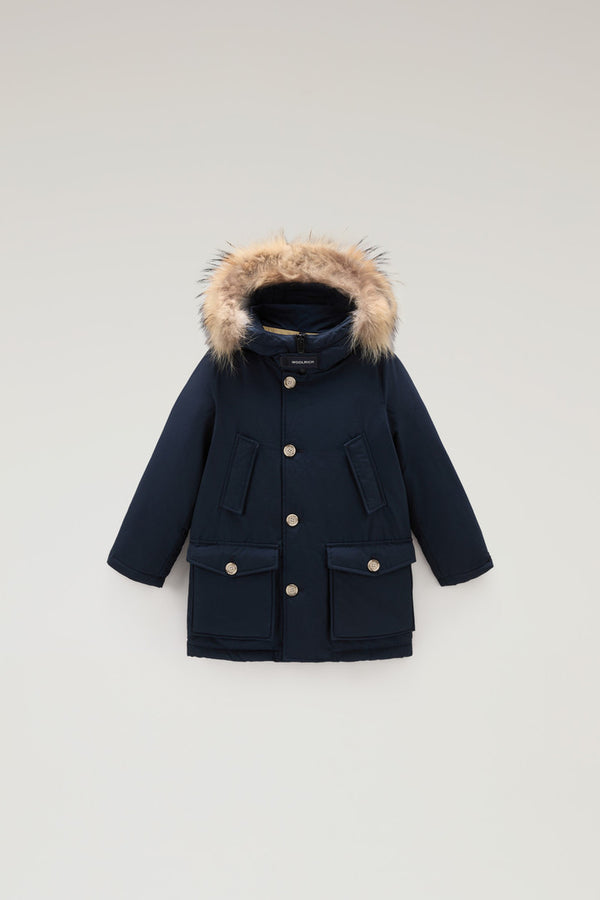 Woolrich Arctic Parka 4 Tasche Blu Bambino - 1