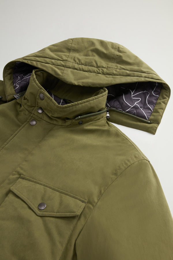 Woolrich Peached Cotton Field Jacket Uomo - 4