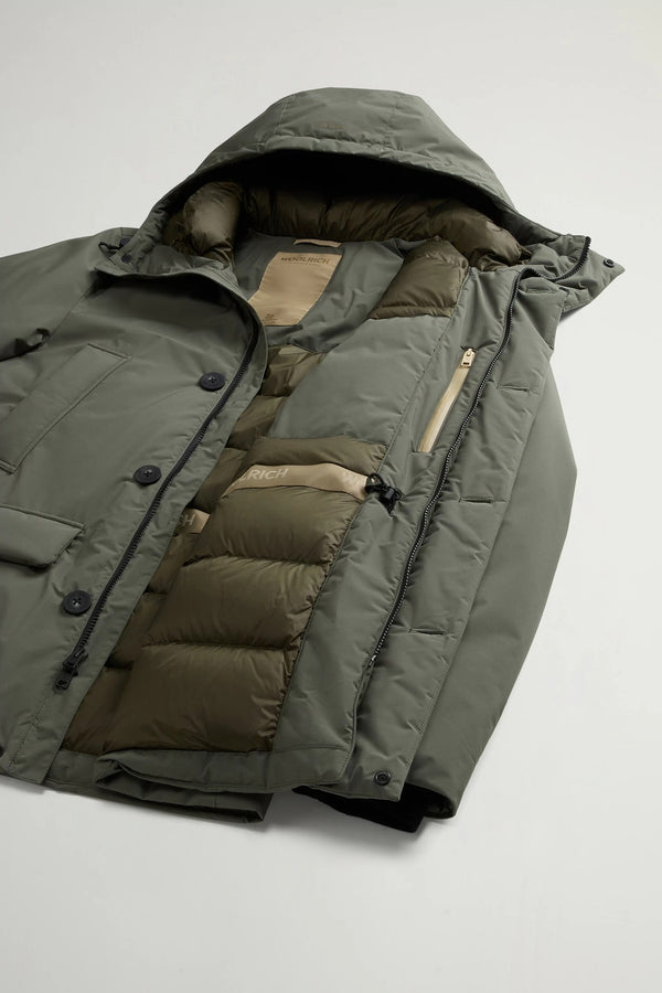 Woolrich Cloud Arctic Parka Verde Uomo - 4