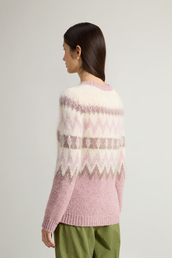 Woolrich Pullover Jacquard Marrone Donna - 2