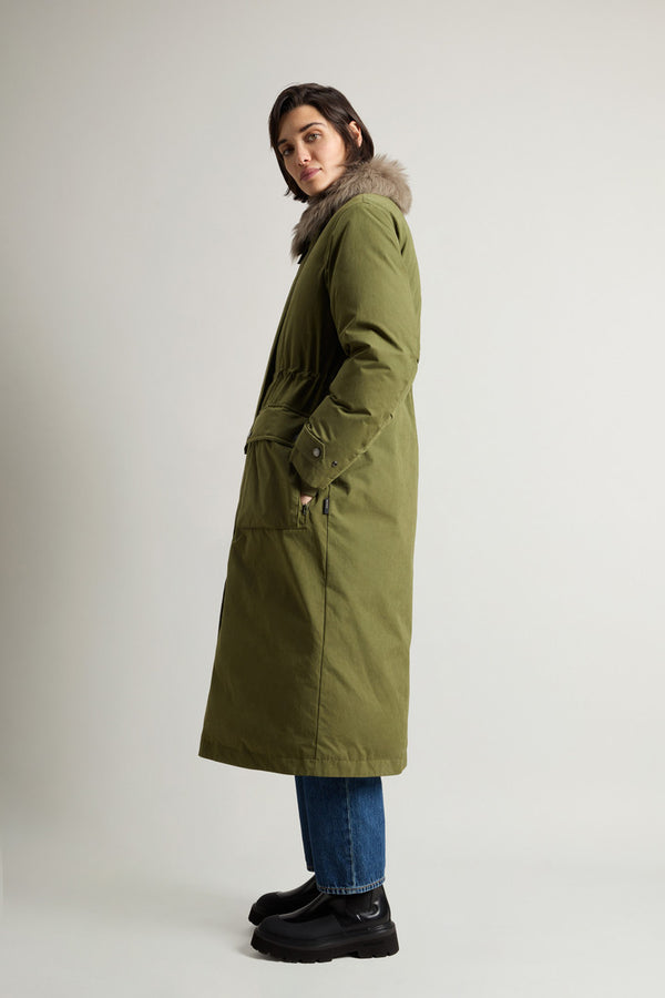 Woolrich Arctic Long Parka Verde Donna - 1