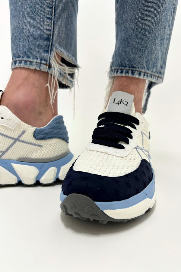 L4k3 Sneakers Running Bianco Uomo - 2