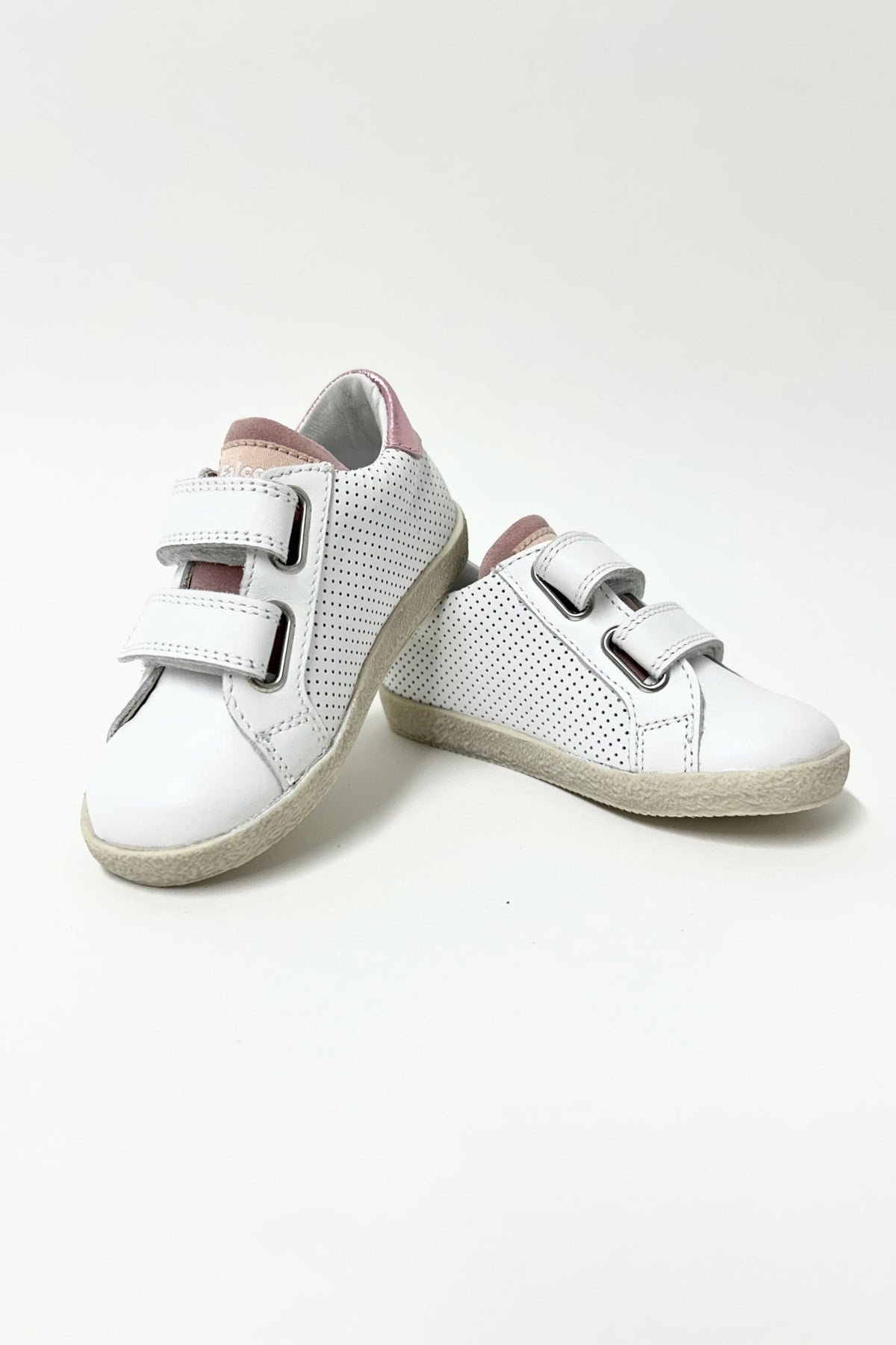 Falcotto Sneakers Alnoite Con Strappi Bianco Bambina - 2