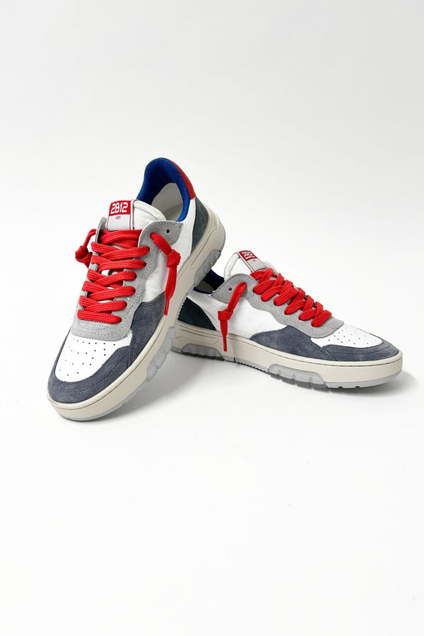 2b12 Sneakers Con Laccio Bianco Bambino - 1