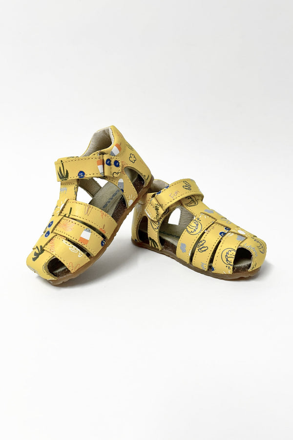 Falcotto Sandalo Alby Calf Giallo Unisex Bambini - 1