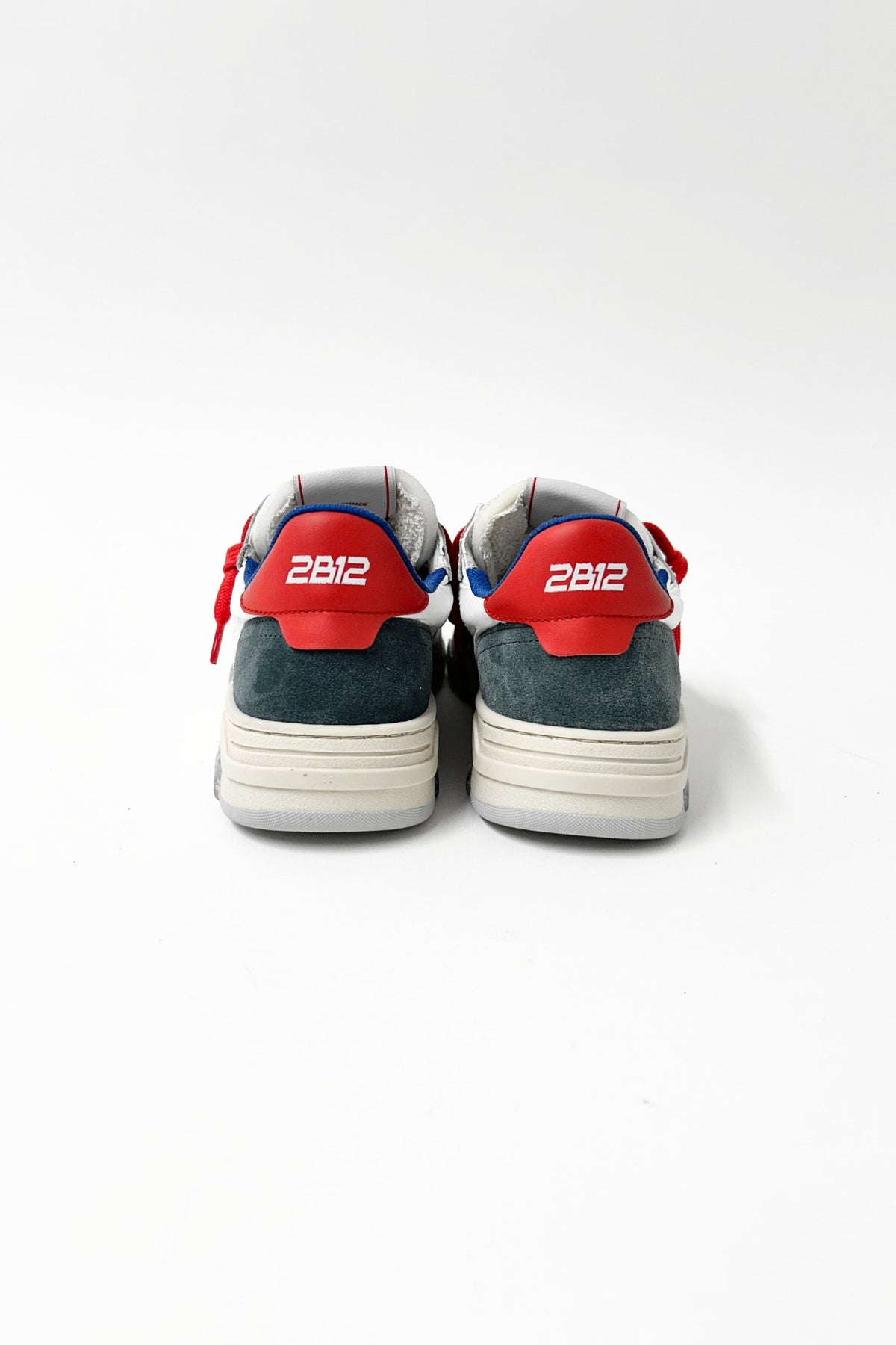 2b12 Sneakers Con Laccio Bianco Bambino - 2