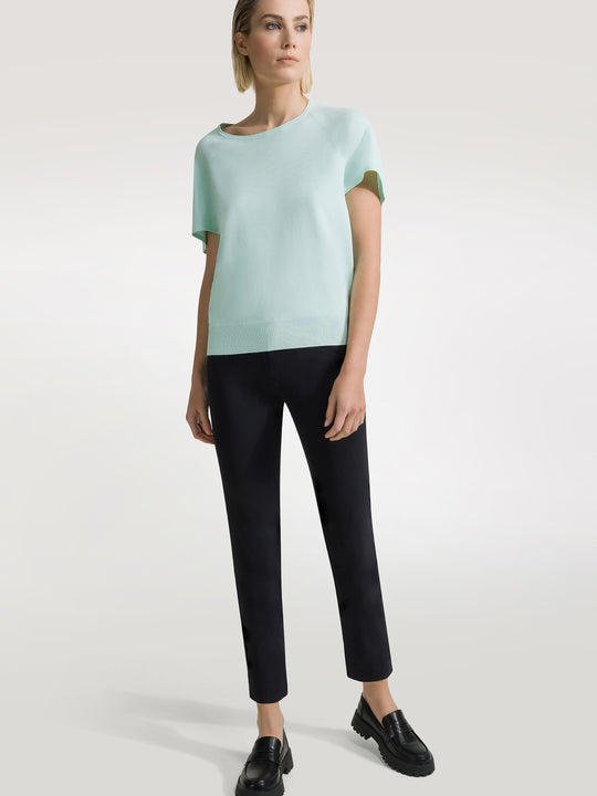 Rrd Knit Round Neck Bianco Donna