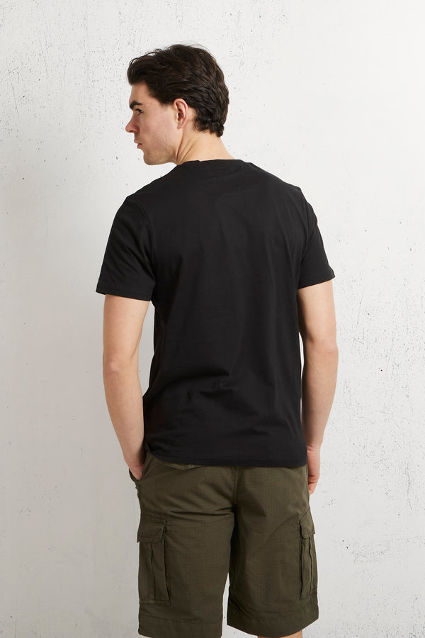 Lyle & Scott Plain T-shirt Nero Uomo - 4