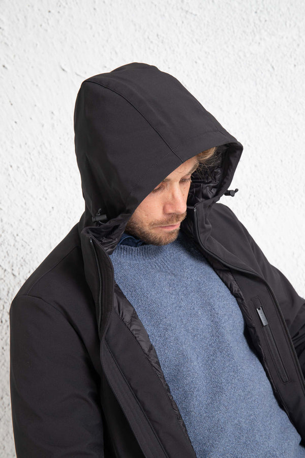 Woolrich Pacific Soft Shell Jacket Nero Uomo - 6