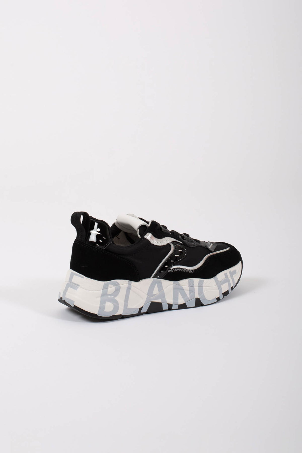 Voile Blanche Sneakers Suede/nylon Nero Donna - 3