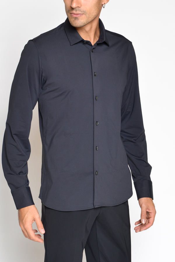 Rrd Camicia M/l Oxford Tecnica Nero Uomo - 7