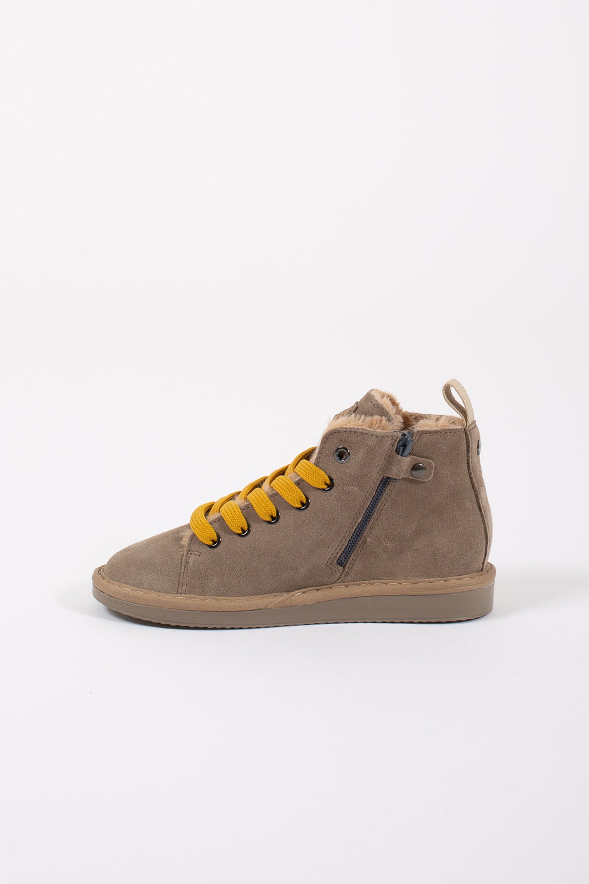 Panchic Ankle Boot Suede Giallo Bambino - 3