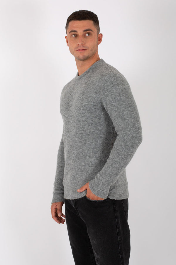Philotinto Pull Soft Boucle' Grigio Uomo - 4