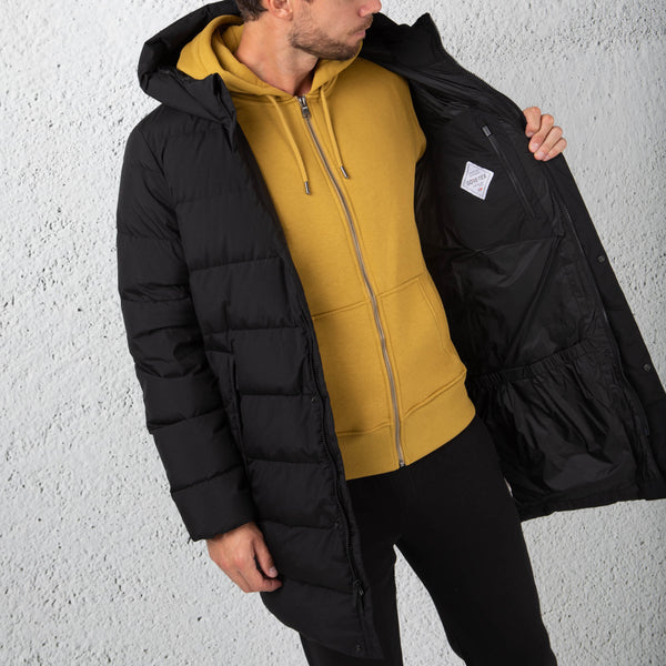 Woolrich High Tech Quilted Long Nero Uomo - 8