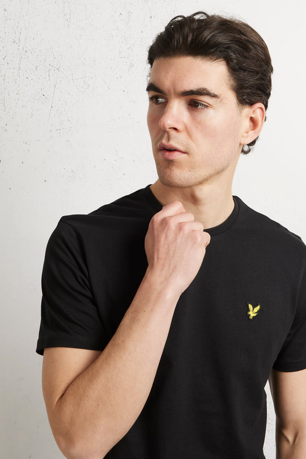Lyle & Scott Plain T-shirt Nero Uomo - 5
