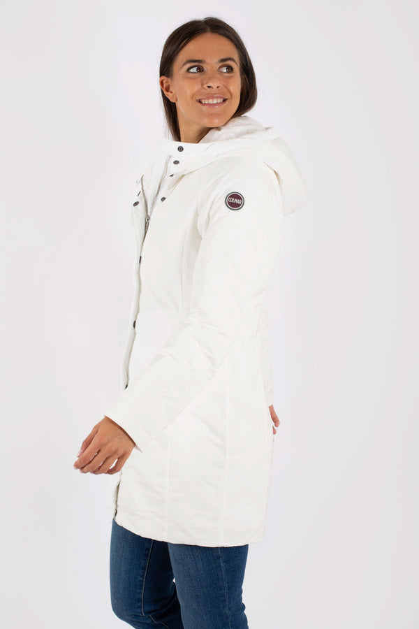 Colmar Cappotto Sagomato Cappuccio Bianco Donna - 5