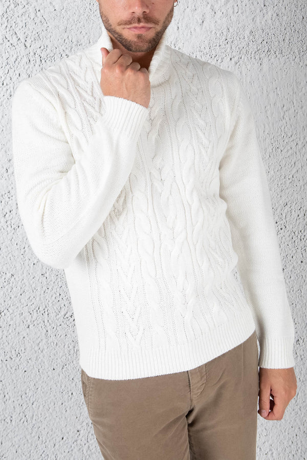 Markup Dolcevita Con Trecce Bianco Uomo - 6