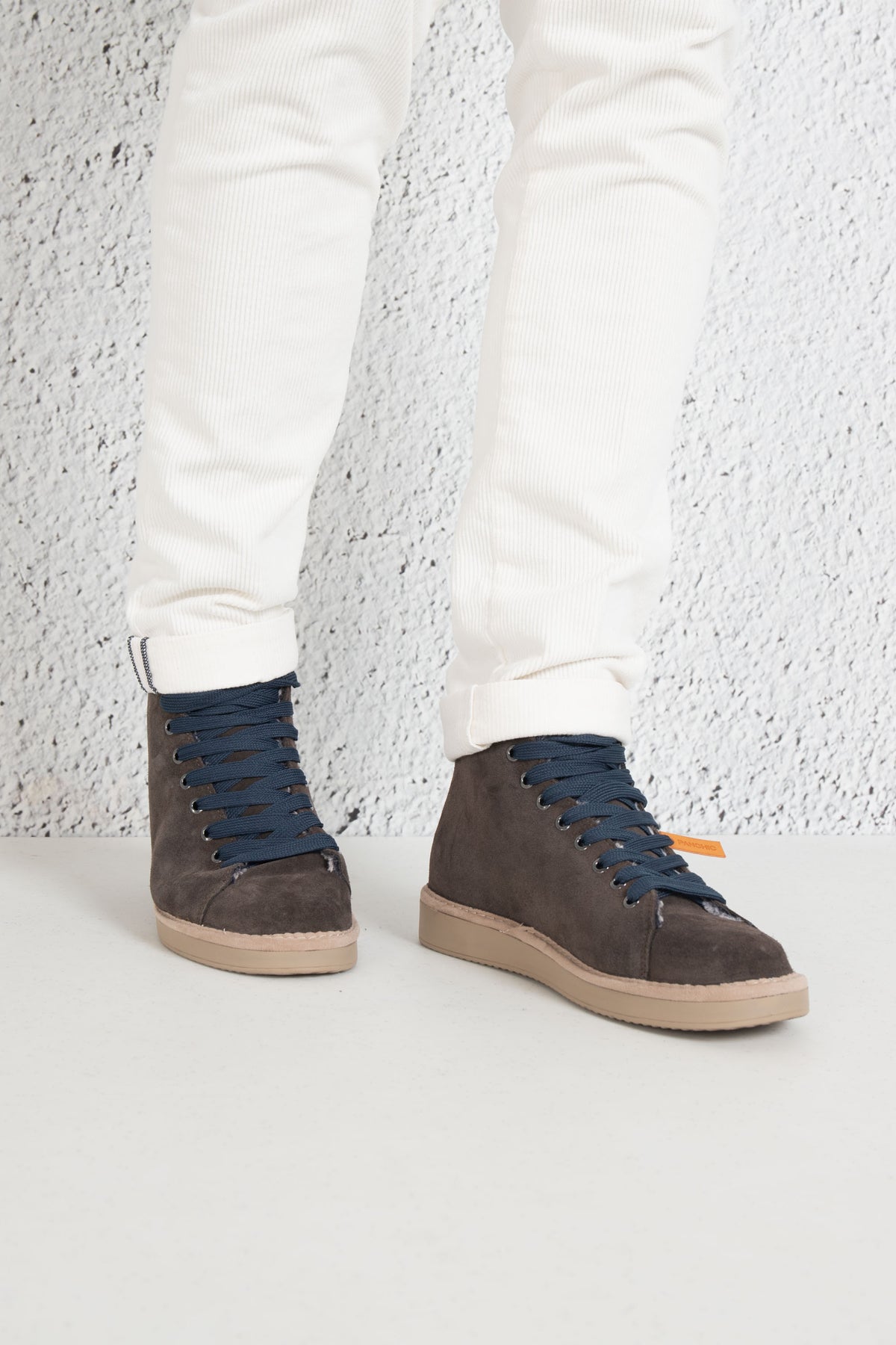 Panchic Scarpa Ankle Boot Suede Blu Uomo - 1