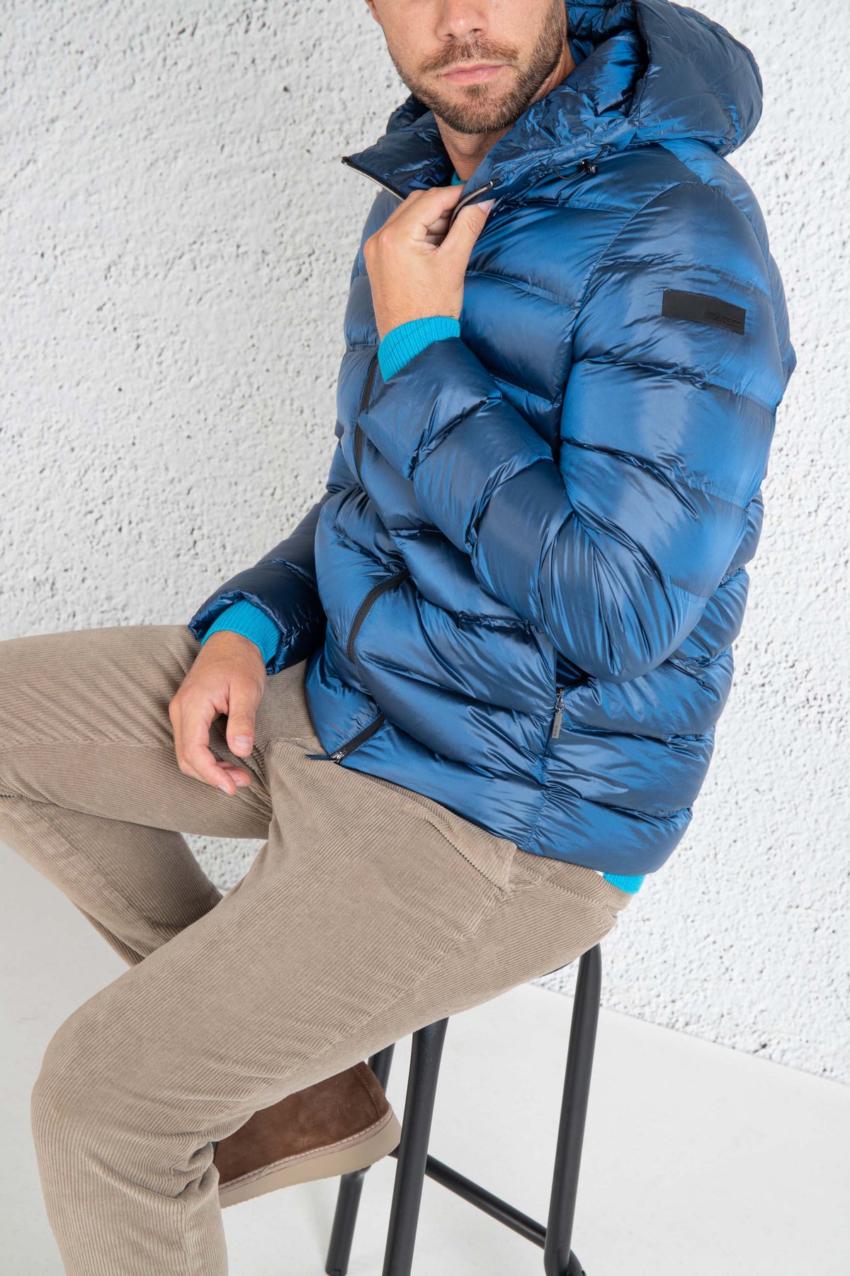 Parka Abbigliamento Rrd Uomo Rrd Giubbotto Nero Uomo Parka Down Under