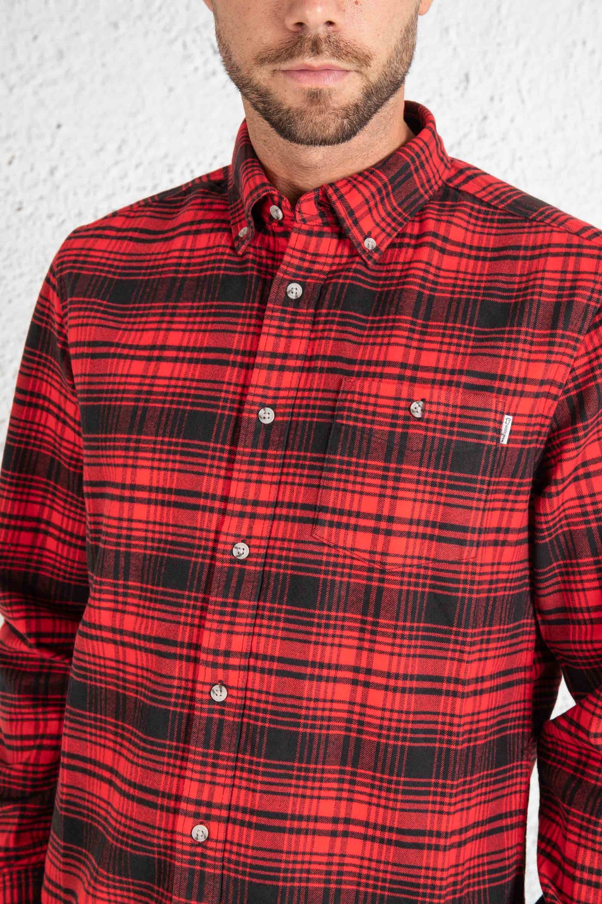 Woolrich Camicia Traditional Flannel Rosso Uomo - 2