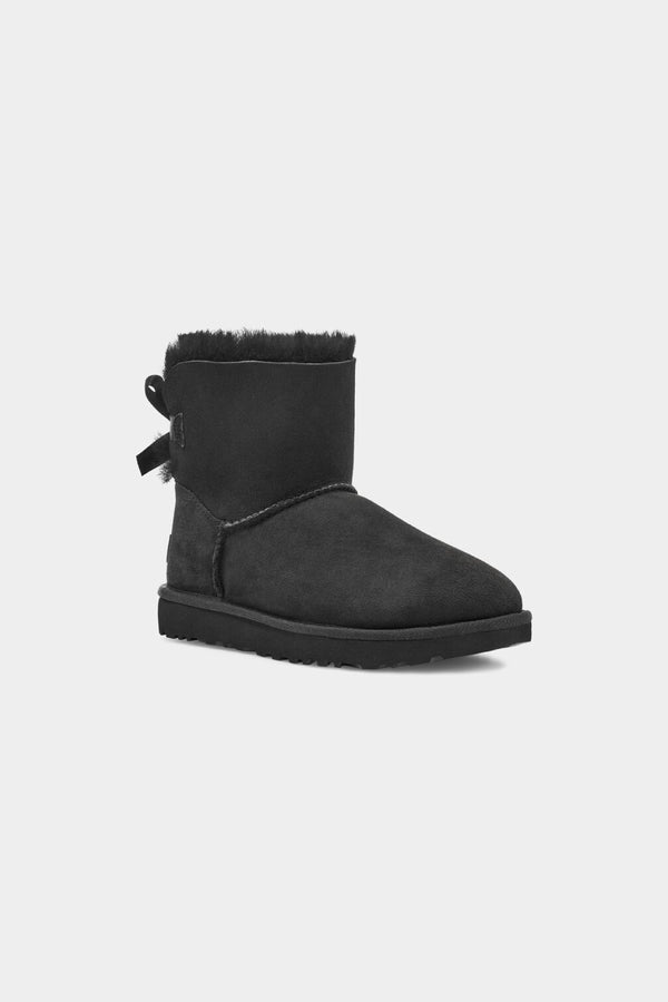 Ugg Mini Bailey Bow Ii Nero Donna - 2