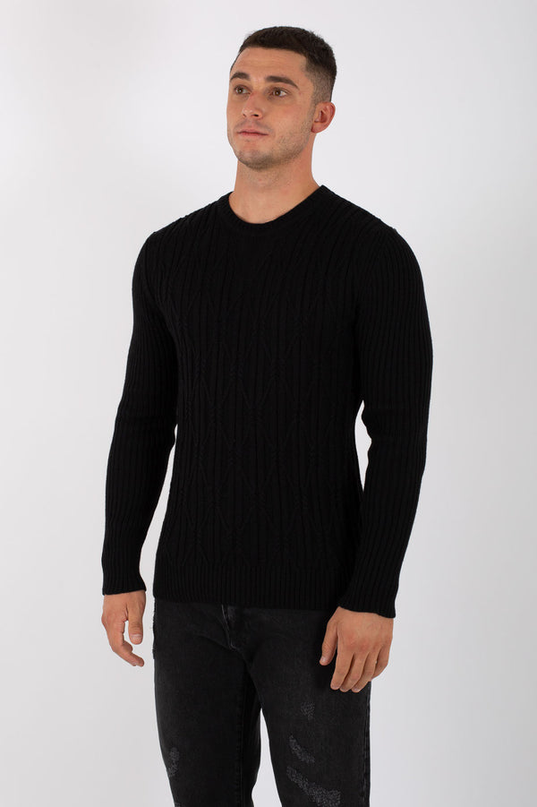 Philotinto Pull G/c Costa Piatta/trecce Nero Uomo - 1