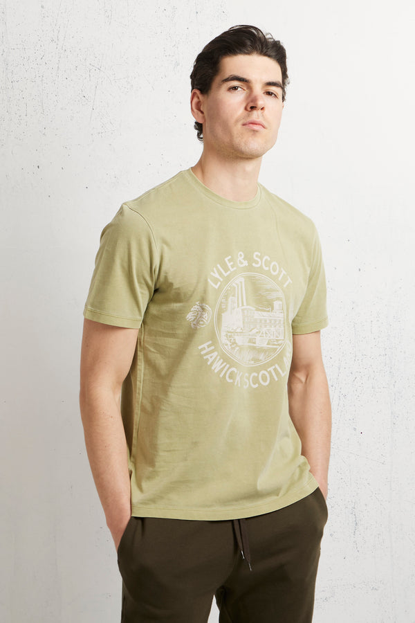 Lyle & Scott Hawick Print T-shirt Uomo - 2