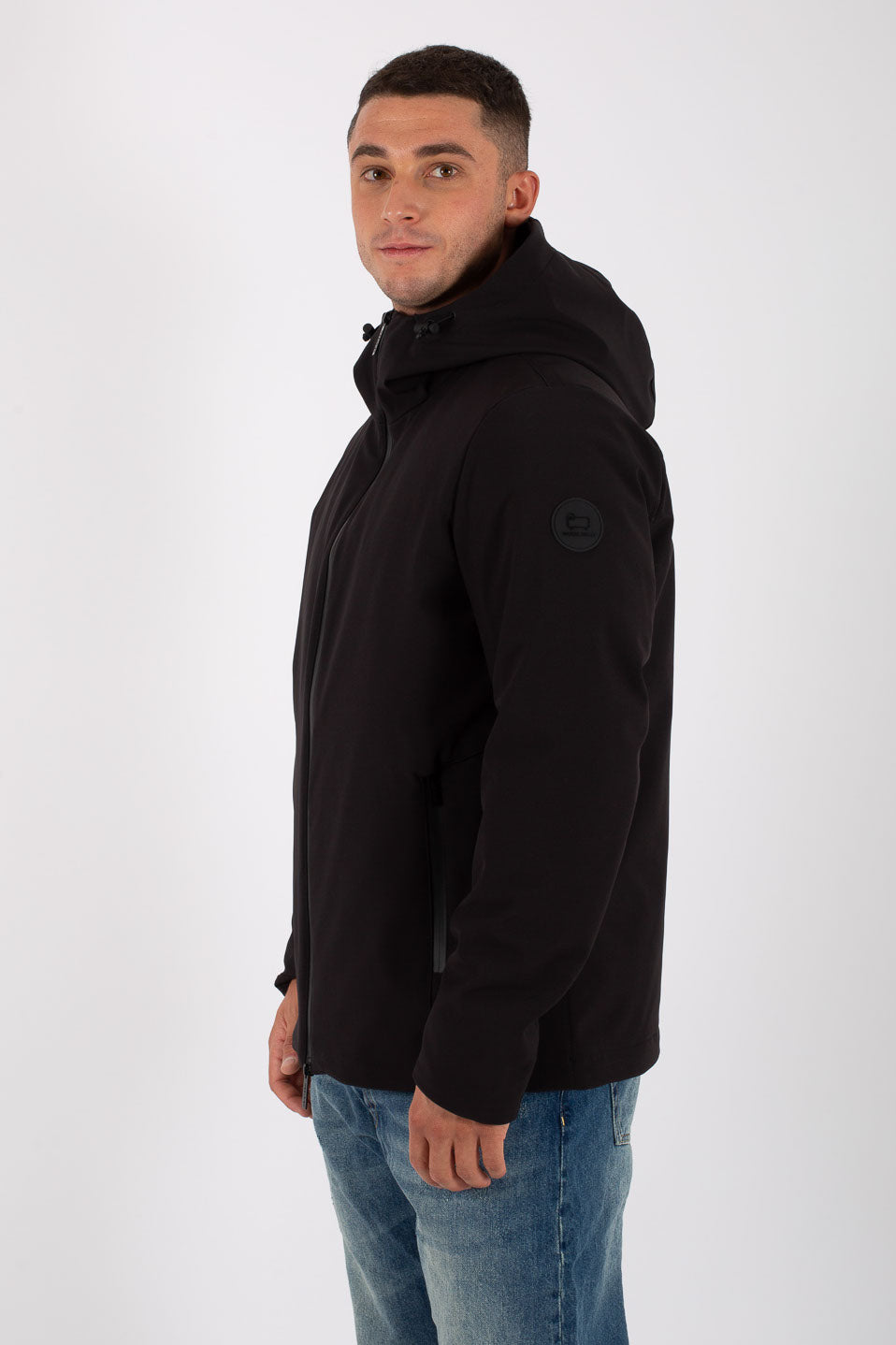 Woolrich Pacific Soft Shell Nero Uomo - 2