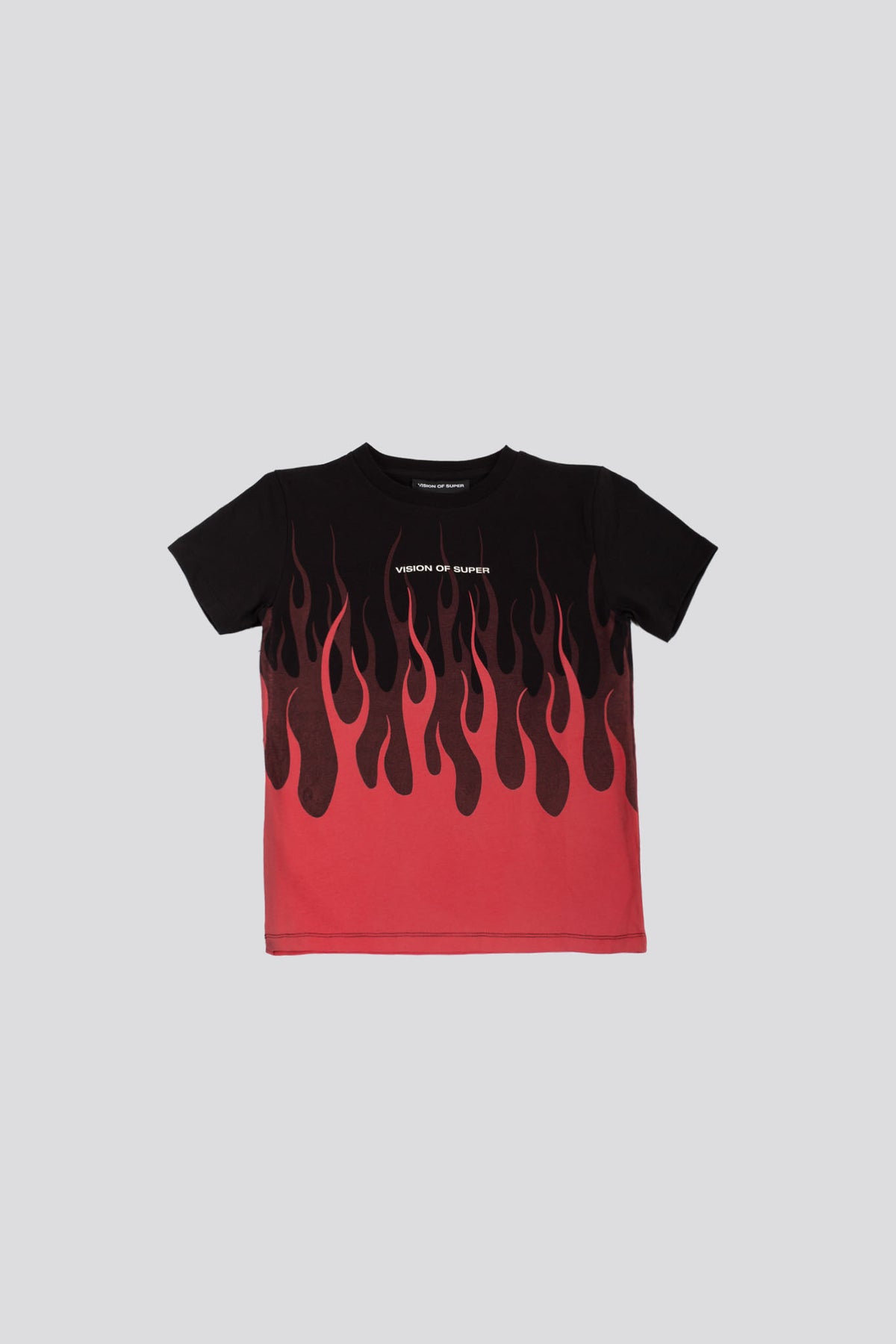 Vision Of Super -vos- T-shirt M/c Fiamme Rosso Bambino - 1