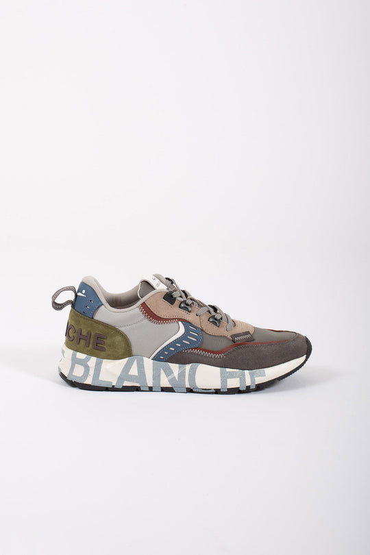 Voile Blanche Men's Suede/fabric Sneakers