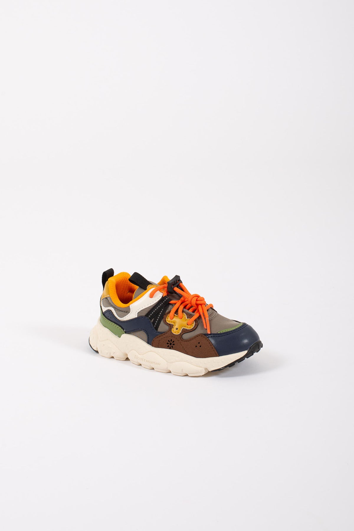 Flower Mountain Sneakers Eco Calf/nylon Grigio Bambino - 2