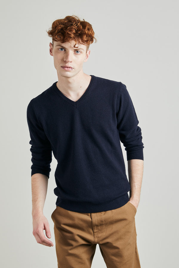 Rebranded Pull V In Cachemere Fin.12 Uomo - 1