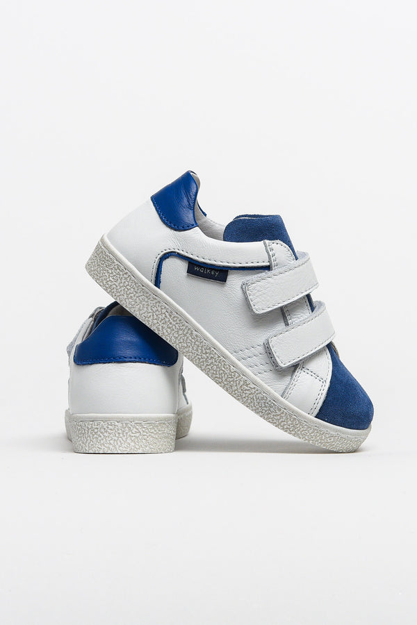 Walkey Sneakers Bassa Velcro Blu Bambino - 5