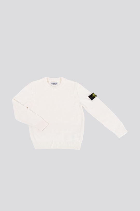 Stone Island Pull Girocollo Misto Cashmere Bambino