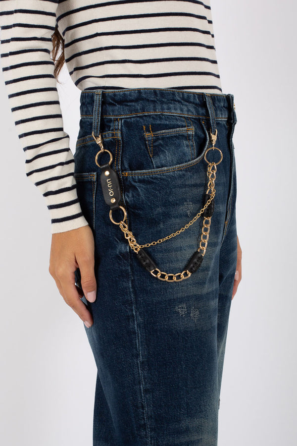 Liu Jo Jeans Boyfriend Con Risvolto Donna - 3
