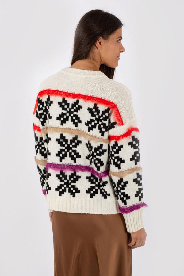 Ottod'ame Pull Girocollo A Scatola Naturale Donna - 3