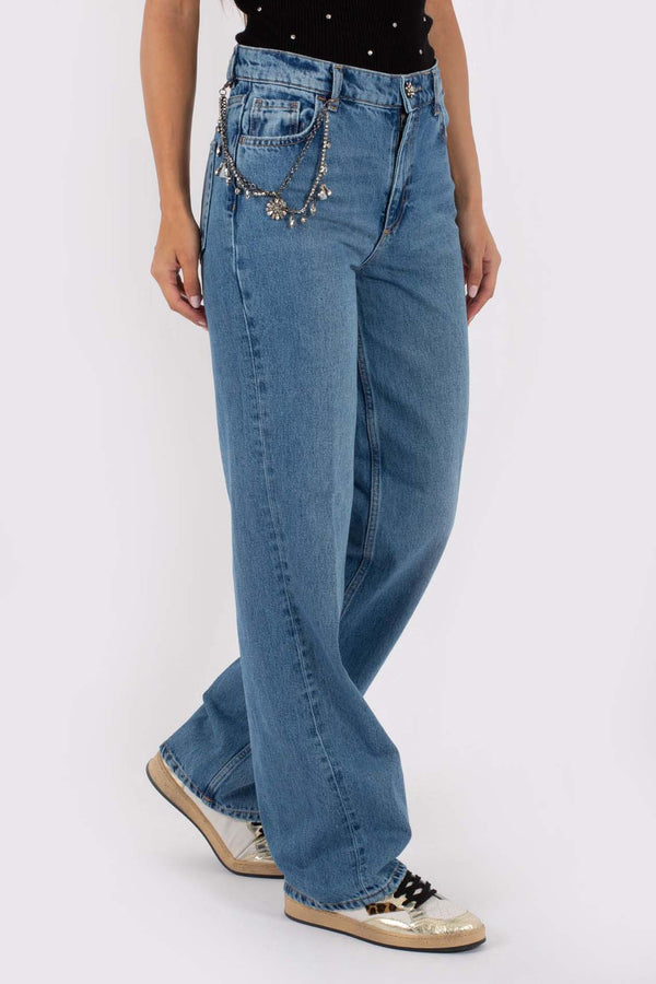 Liu Jo Jeans Straight Con Charms Donna - 5