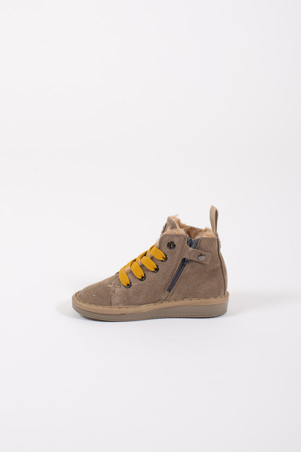 Panchic Ankle Boot Suede Giallo Bambino - 3