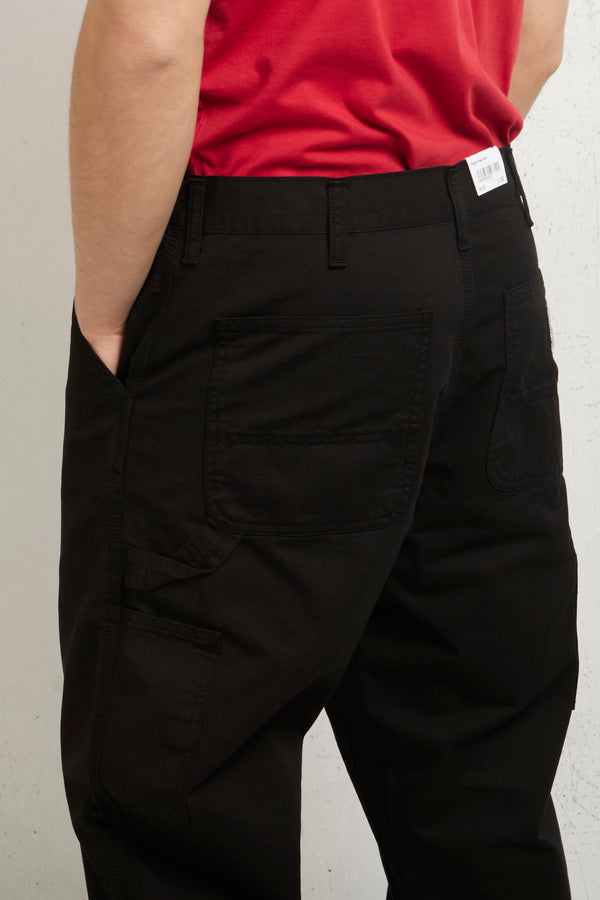 Carhartt Single Knee Pant "newcomb" Nero Uomo - 3