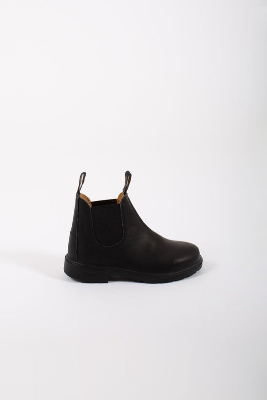 Blundstone Boot Black Premium Leather Nero Unisex Bambini