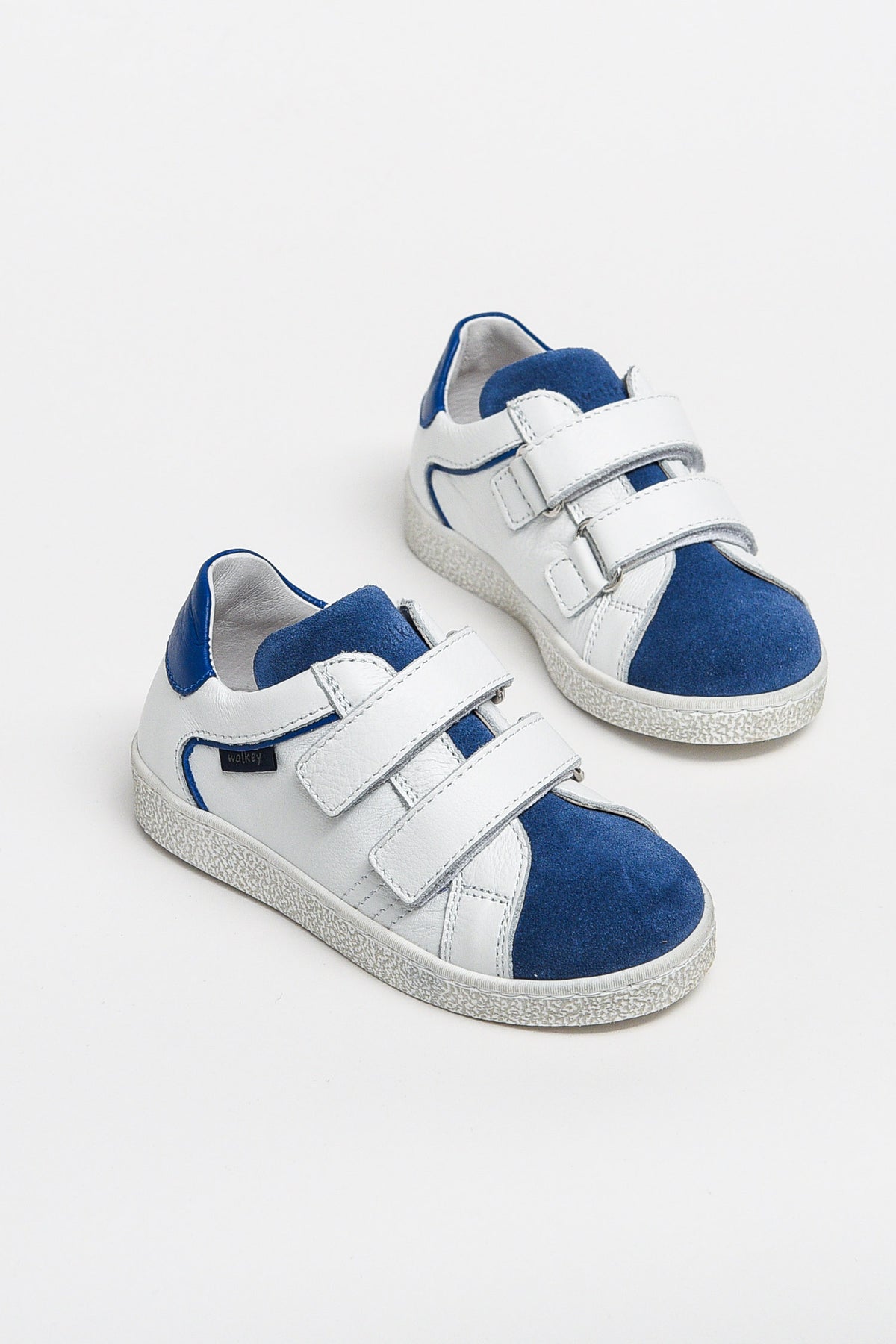 Walkey Sneakers Bassa Velcro Blu Bambino - 3