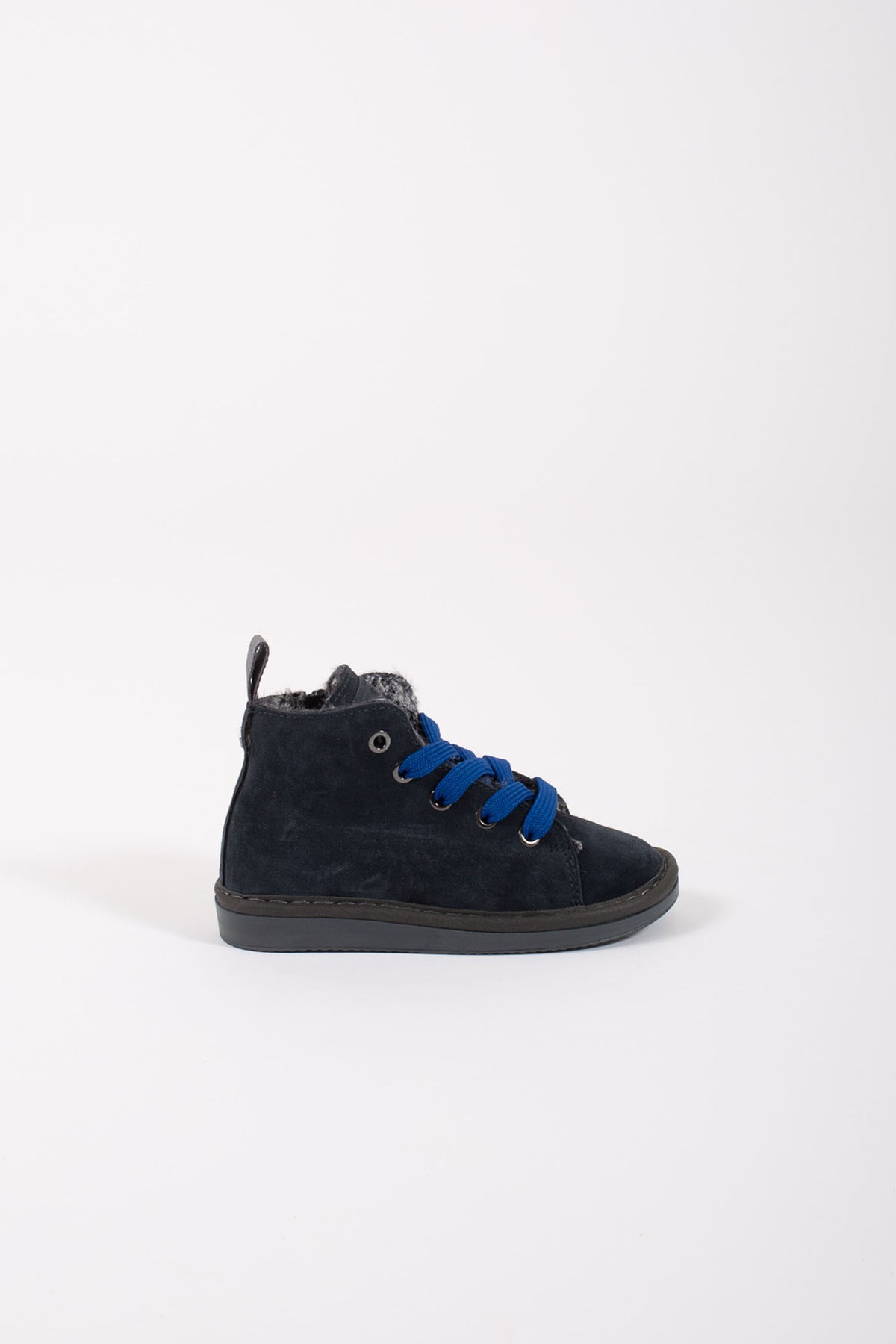 Panchic Ankle Boot Suede Blu Bambino - 1