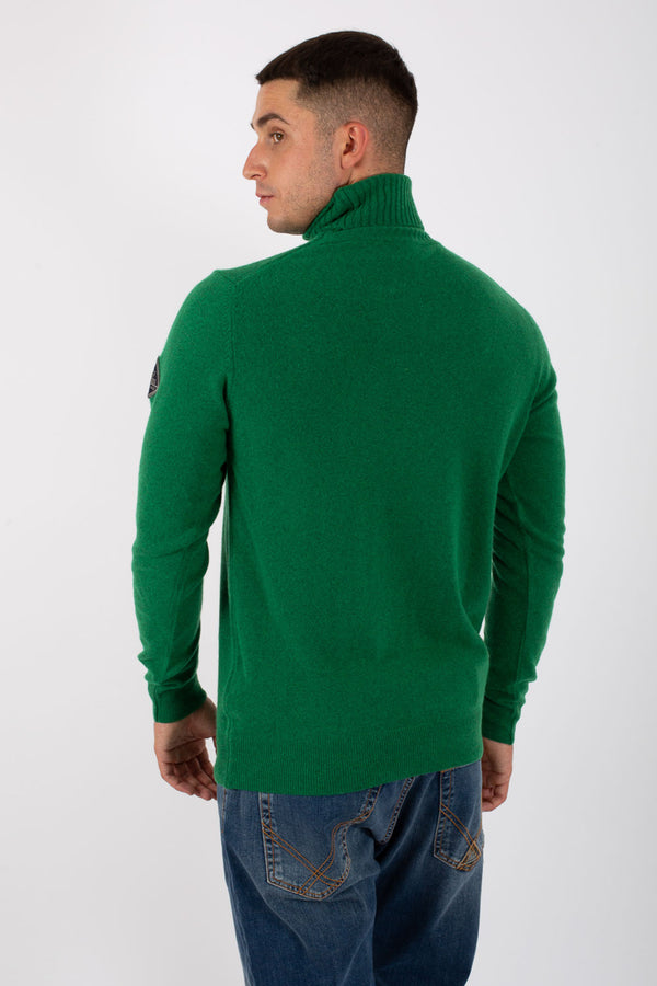 Roy Roger's Turtle Neck Wool & Cashmere Uomo - 4