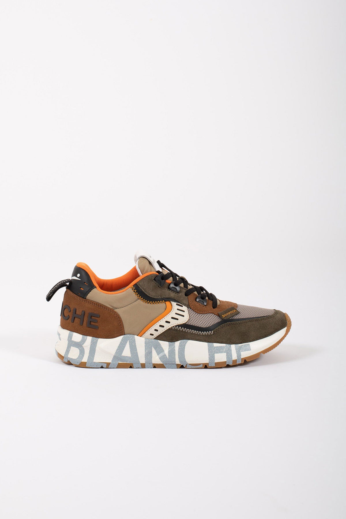 Voile Blanche Sneakers Suede/net/nylon Giallo Uomo - 1