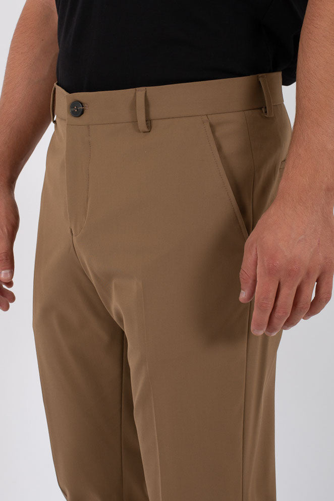 Selected Pantalone Slim Flex Noos Marrone Uomo - 3