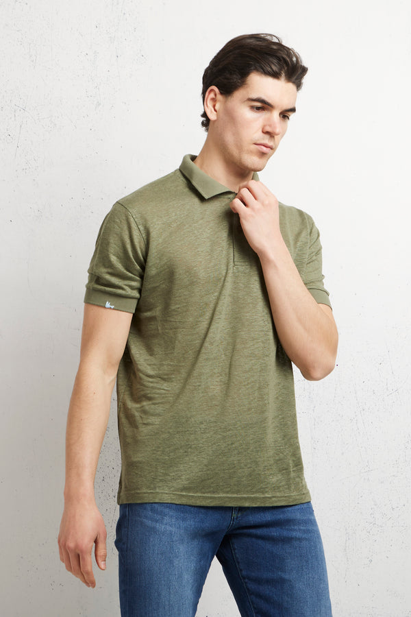 Sun 68 Polo Js Linene Solid Verde Uomo - 2