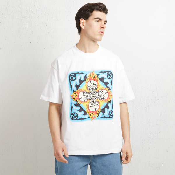Acupuncture Acu T-shirt Bianco Uomo - 5