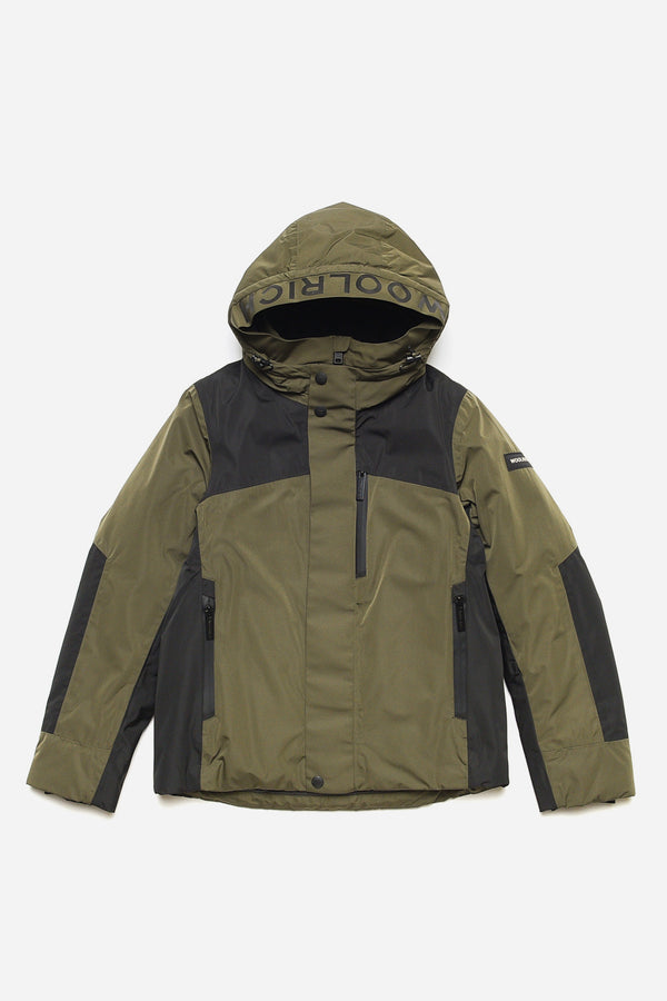 Woolrich Giacca Cerniere Termosaldate Verde Bambino - 1